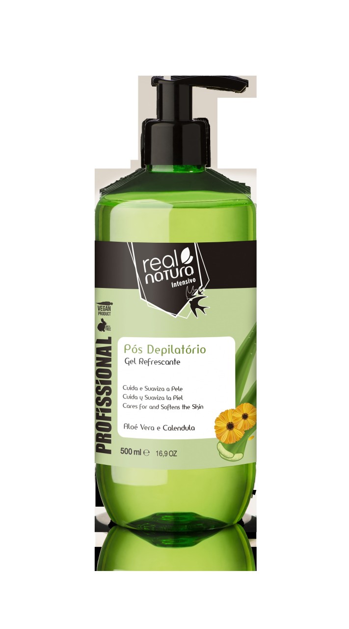 Real Natura - Gel Pós Depilatório Aloé Vera E Calêndula -  500 ML 