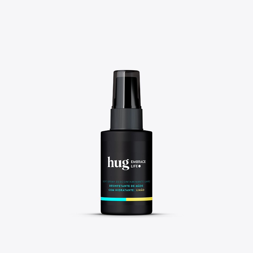 hug - Desinfetante De Mãos Com Hidratante Limão - 