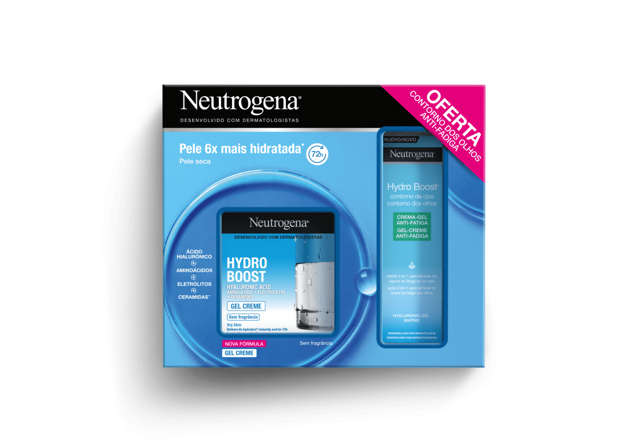 Neutrogena - Gel De Água Pele Seca Kit - 