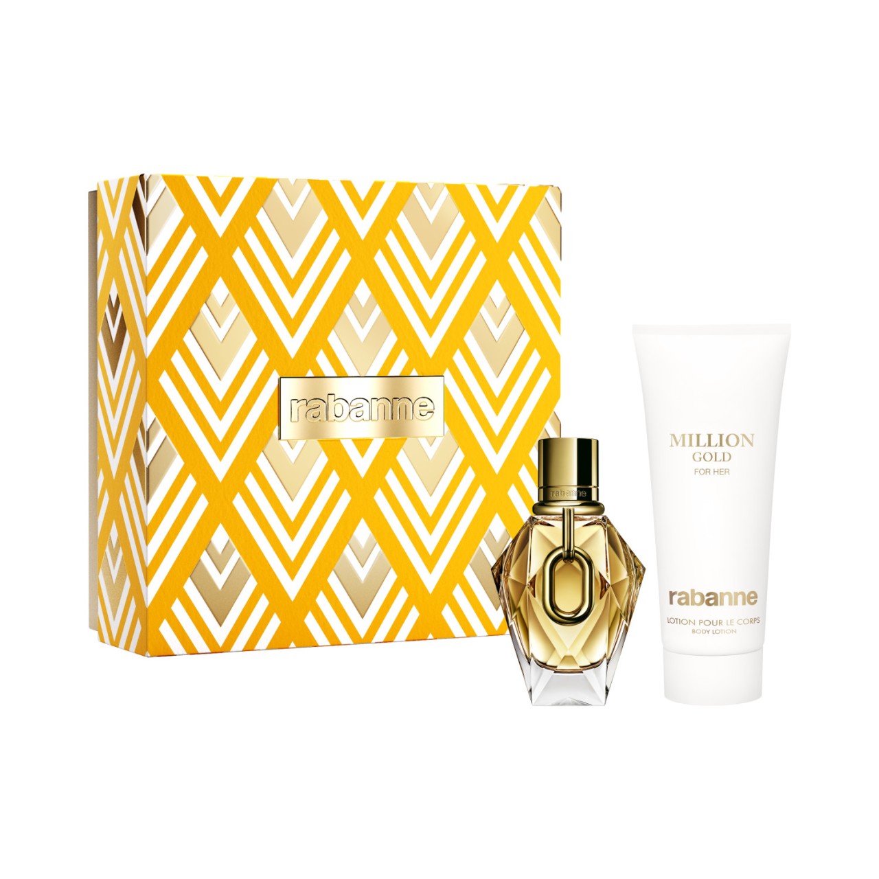Rabanne - Million Gold For Her Eau de Parfum Spray 50Ml Set - 