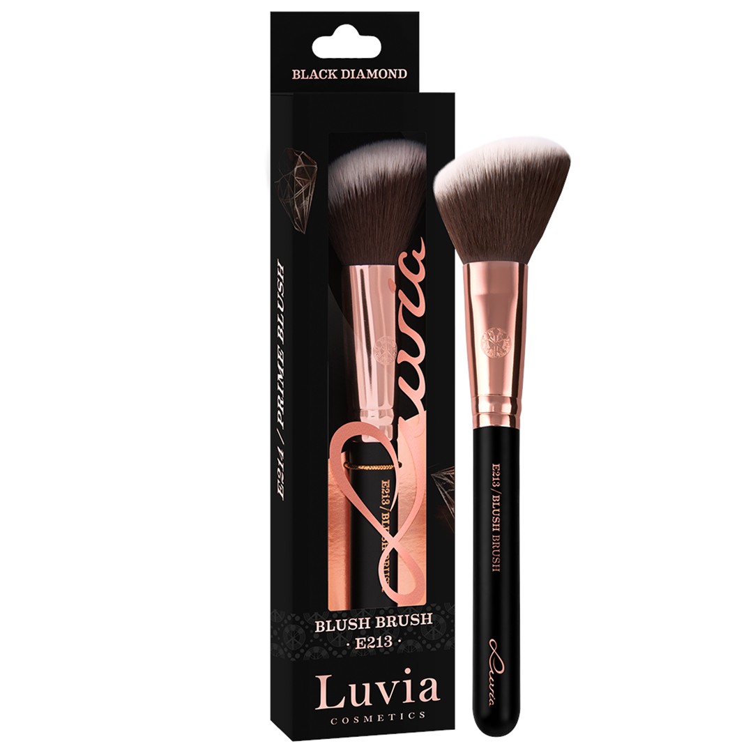 Luvia Cosmetics - E213 - Blush Brush Black - 