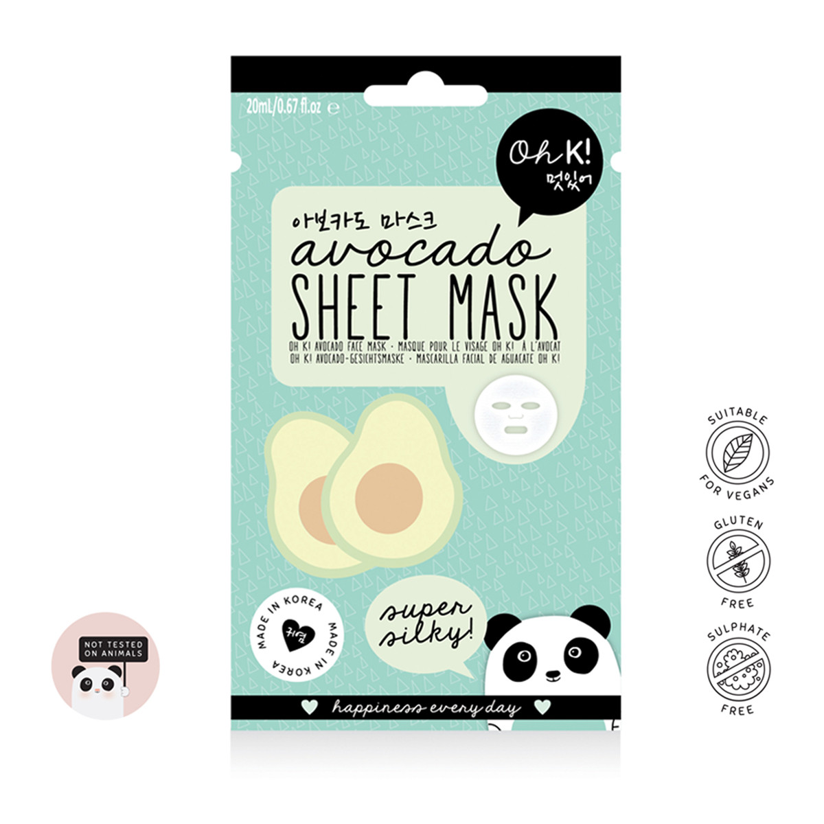 Oh K! - Avocado Sheet Mask - 