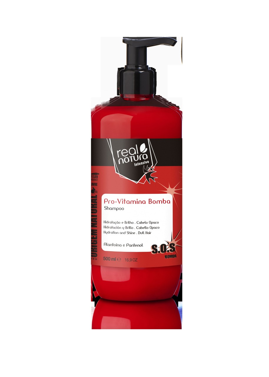 Real Natura - Pro-Vitamina Bomba Champô - 
