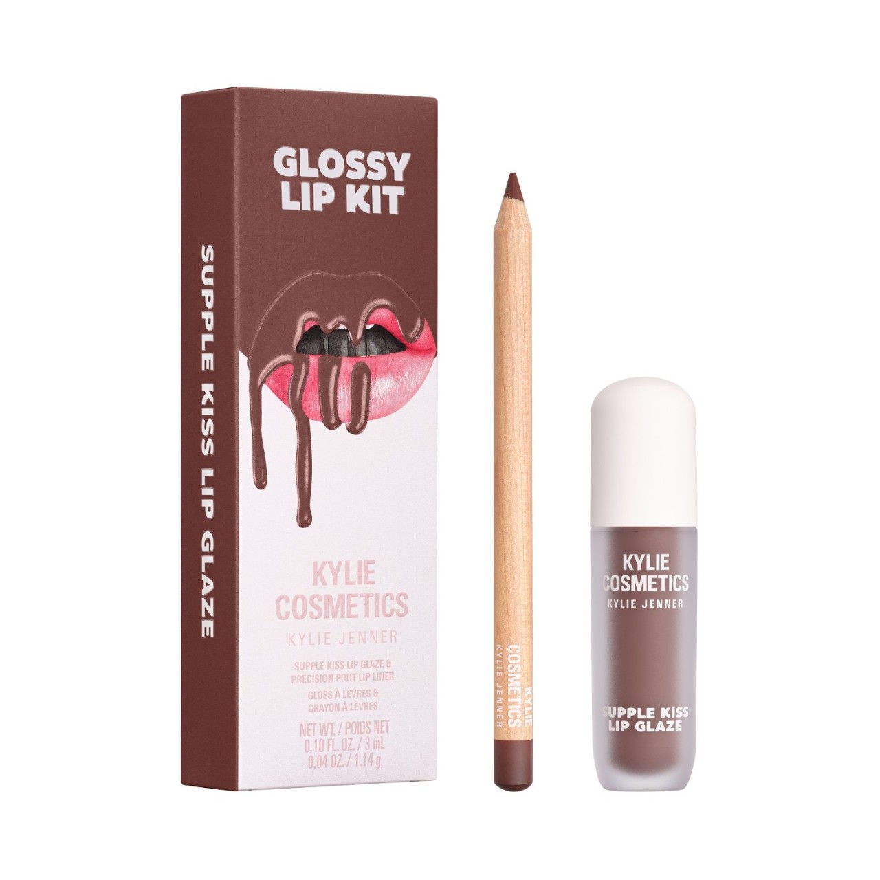 Kylie Cosmetics - Glossy Lip Kit -  Candy Pink