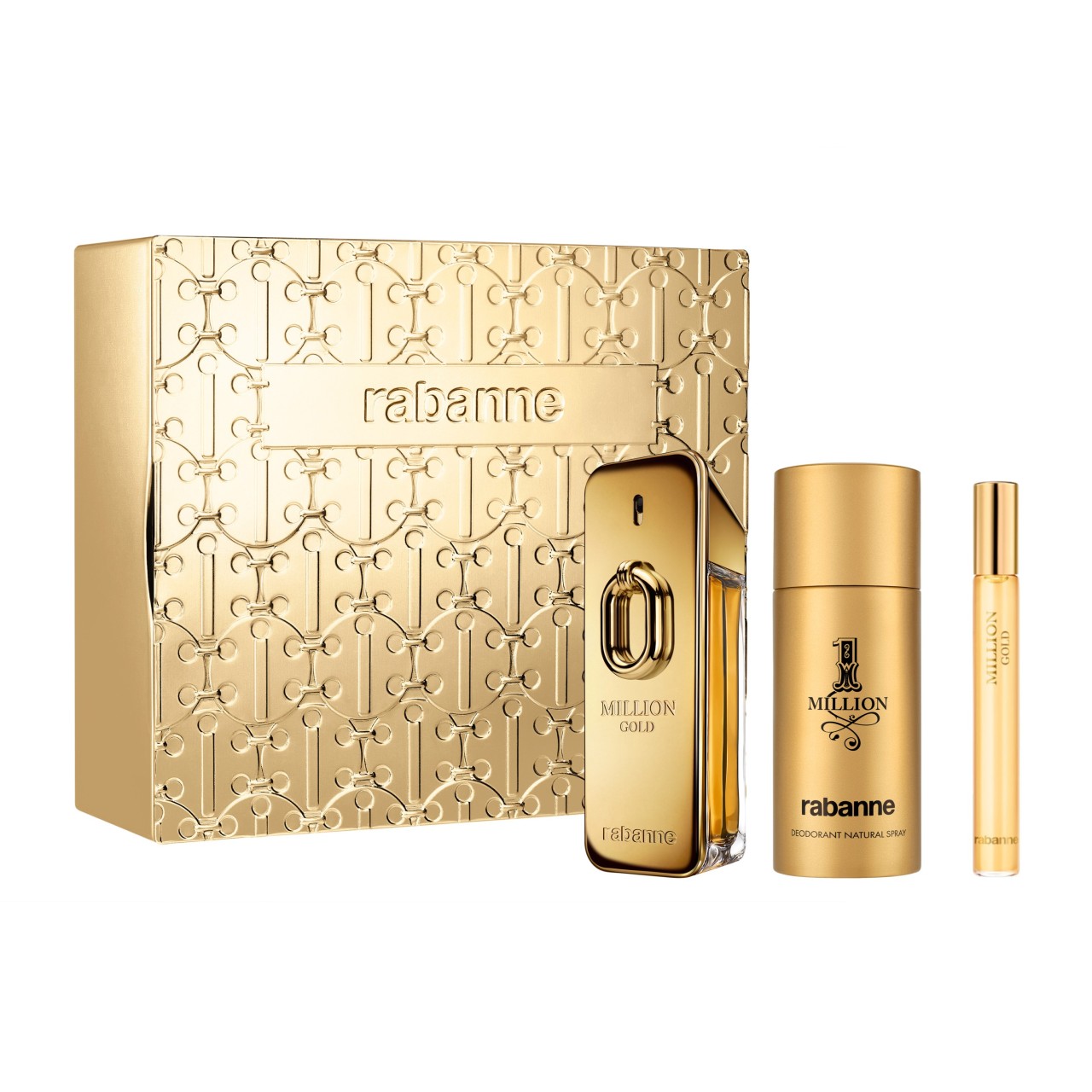 Rabanne - Million Gold For Him Intense Eau de Parfum Spray 100 Ml Set - 